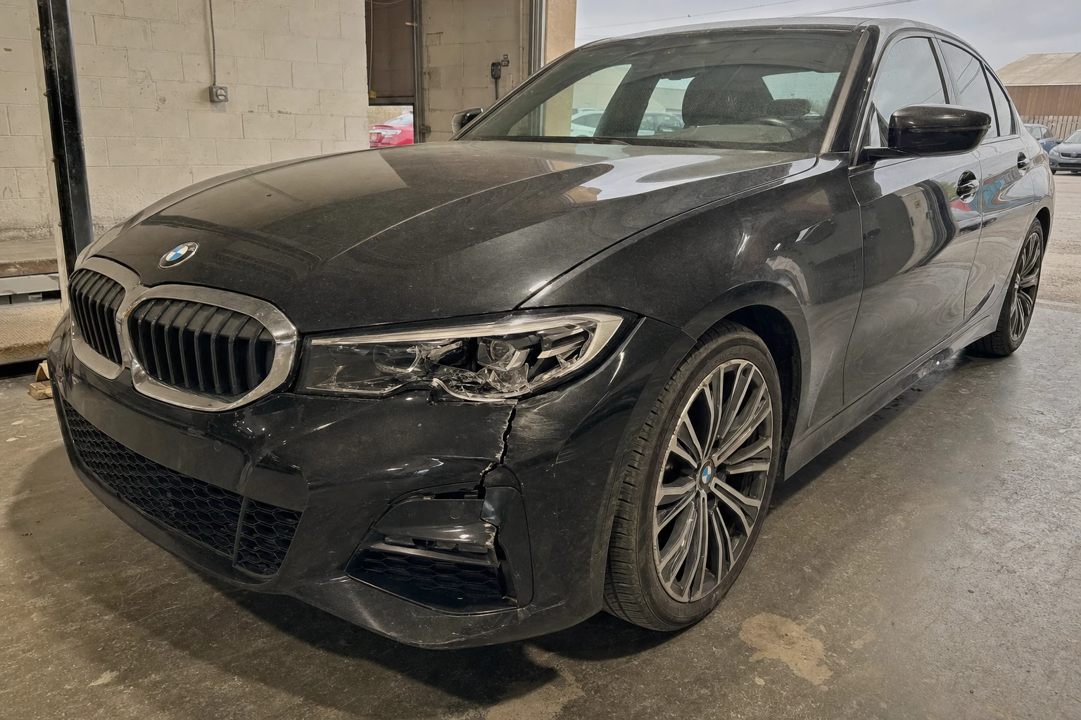 2021 BMW 330i — before repair