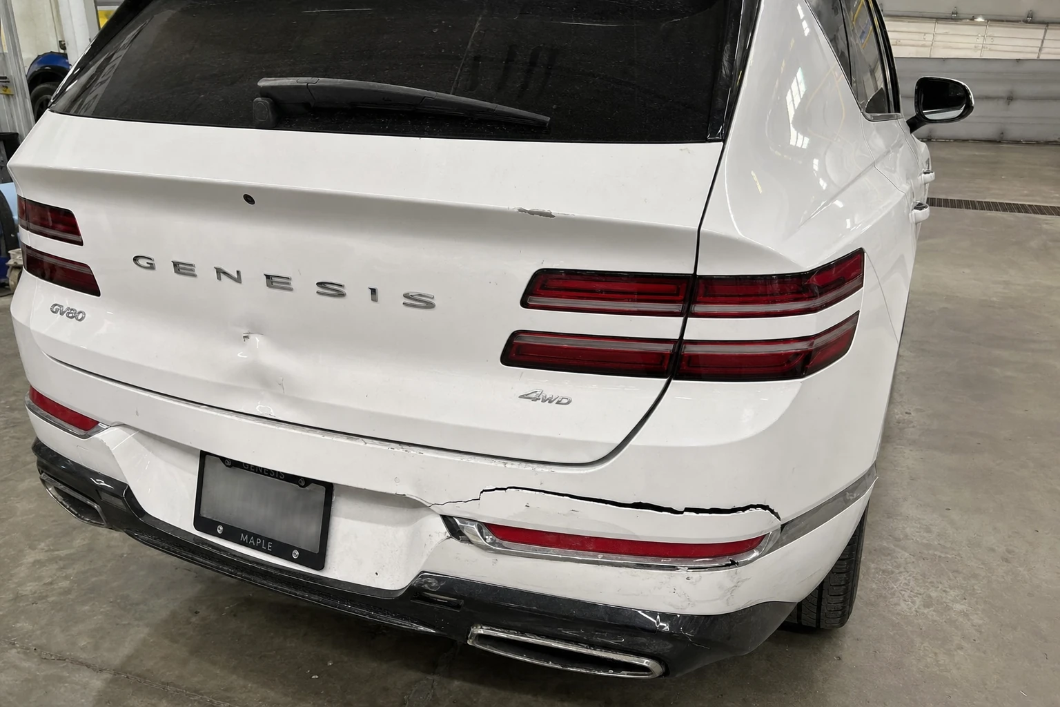 2022 Genesis GV80 — before repair