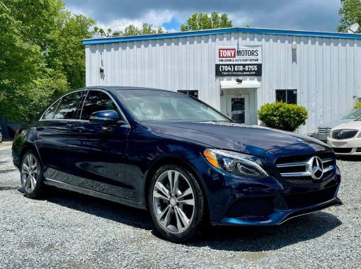 2017 Mercedes C300 — after repair