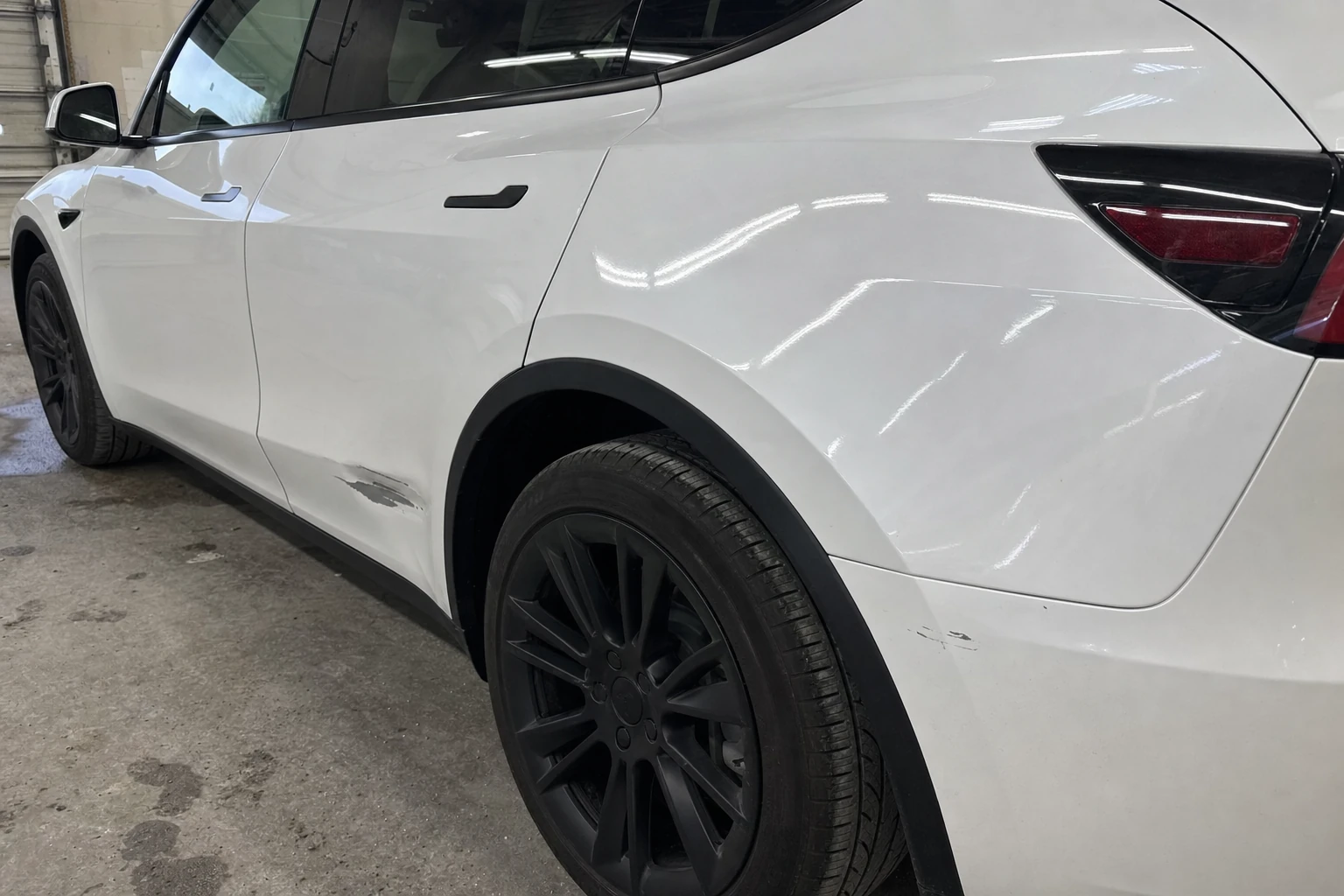 2022 Tesla Model Y — before repair